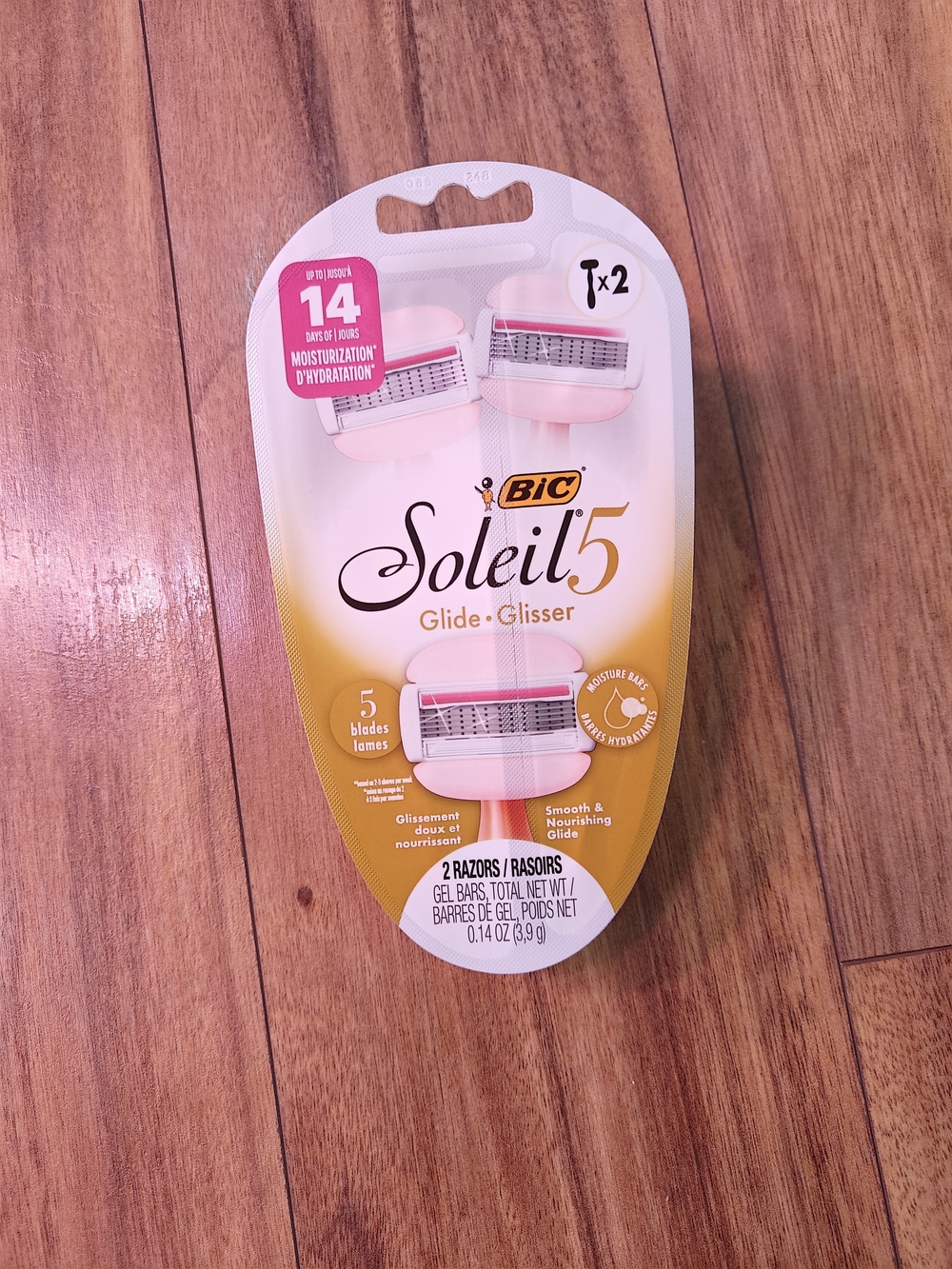 BIC Soleil5 Glide Women's Razor Cartridges - 2pk